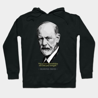 Sigmund Freud Quote Hoodie